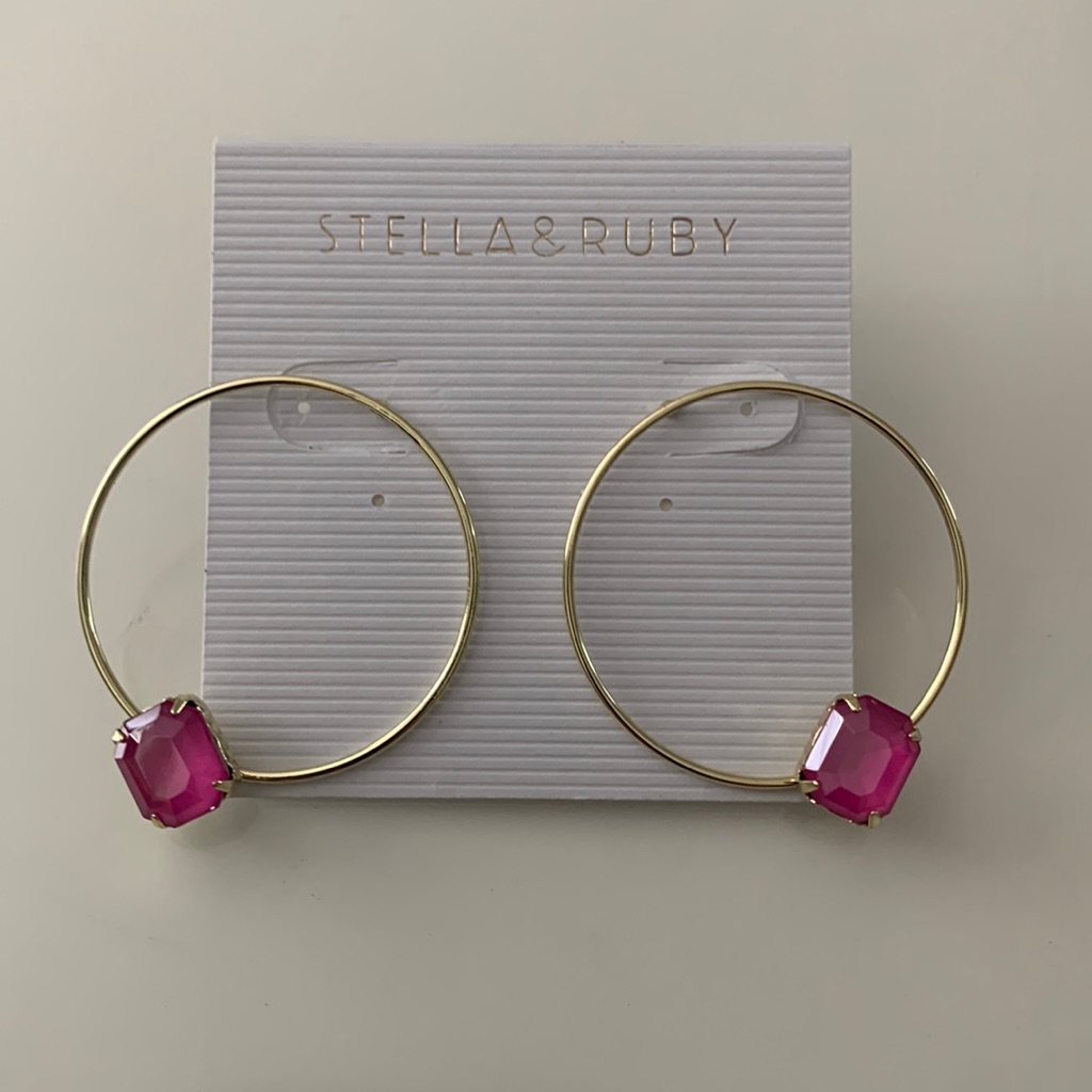 Stella Ruby Earrings 10$